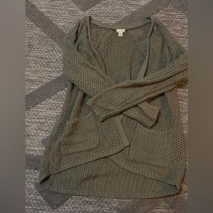 J Jill Green Cardigan XS Cardigan